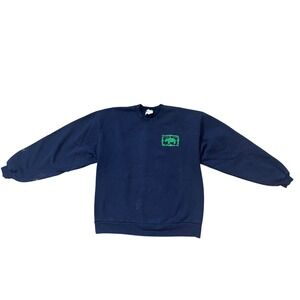 Vintage Y2K Jungle Jims Columbia SC Five Points Sweatshirt‎ Navy Crewneck Size L